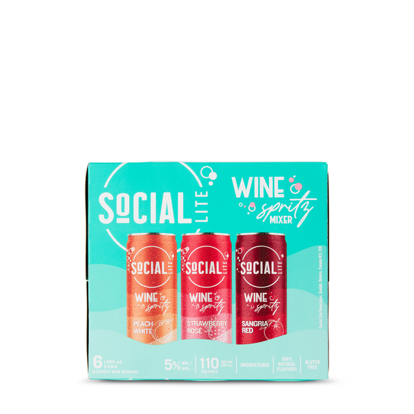 SoCIAL LITE Wine Spritz Mixer Pack
